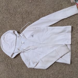 White Adidas jacket